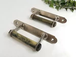 Vintage Türgriffe Paar kleine Metall Kunststoffgriffe innen sowjetisch 70er - Bild 1 von 10