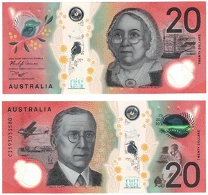 2019 Australia 20 Dollar Banknote P64b UNC Polymer - Picture 1 of 1