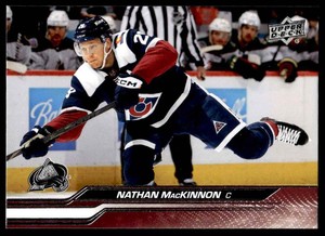 2023-24 Upper Deck Series 1 Nathan MacKinnon #42