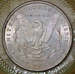 1885 Morgan Silver Dollar Gorgeous Old Album Coin BU - Picture 1 of 7