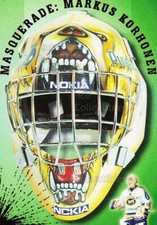 2000-01 Finnish Cardset Masquerade Masks #6 Markus Korhonen
