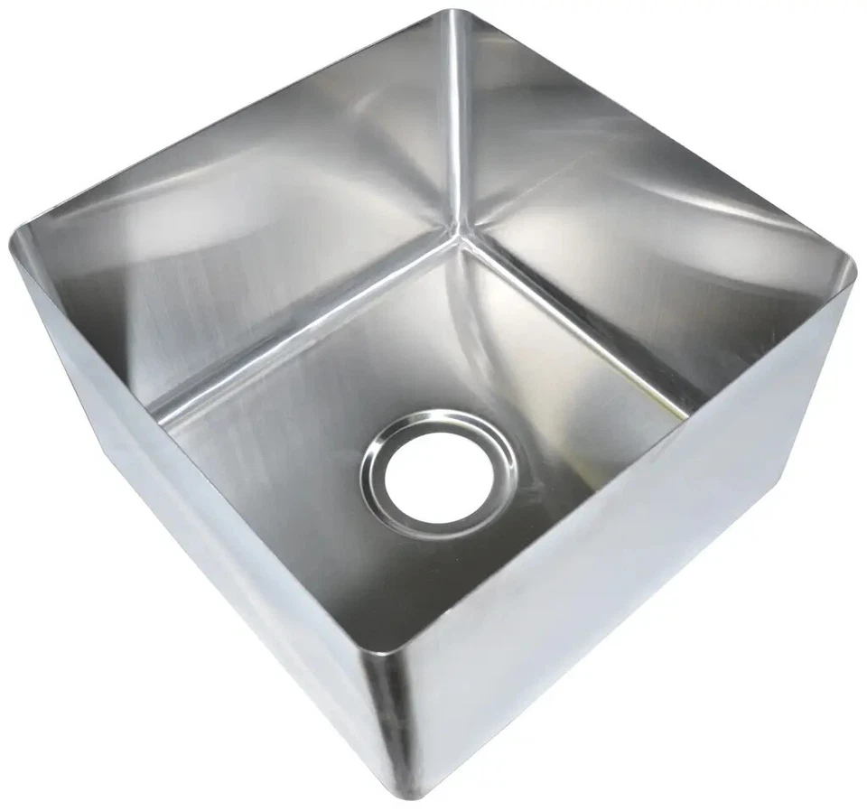 BK Resources 18" x 24" x 12" One Compartment Stainless Steel Weld-In Sink - Image 1 of 1