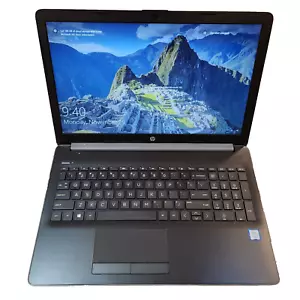 HP 15.6" Laptop Intel i3-7100U 128GB SSD 8GB RAM DVDRW HDMI 15-da0071ms - Picture 1 of 12