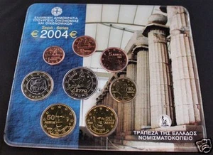 manueduc  GRECIA 2004 BLISTER  Oficial EUROS Calidad BU Con 2 € NORMAL MUY  RARO - Imagen 1 de 1