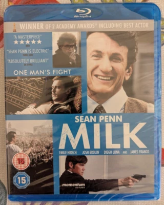 Milk Blu-ray (2009) Sean Penn Gus van Sant Brand New and Sealed - Image 1 of 4