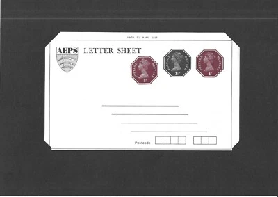 Hoja de letras AEPS compuesto GB STO QEII 1p + 11/2p + 1p H&B WSP146A Foto 1 de 3