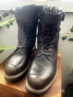 Botas de moto impermeables negras Stylmartin Rocket Urban Café Racer Foto 1 de 4