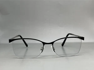 FURLA Eyeglasses Frame Half Rim ZIZI VU4334KN 0583 54-17-140 Black Silver - Picture 1 of 18
