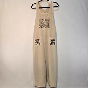 Abito lungo USA vintage PICCALINO PETITES modesto TAN floreale-azteco taglia 10P - Foto 1 di 24