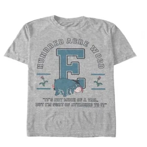 Disney NEU Hundred Acre Wood Eeyore grau T-Shirt Gr. 10/12 Medium Neu mit Etikett - Bild 1 von 5