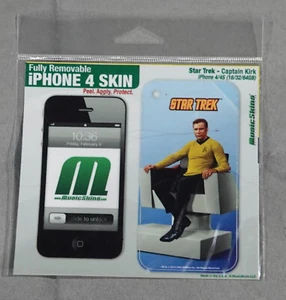 Star Trek Captain Kirk iPhone 4 4S Skin NEW Sticker - Picture 1 of 1