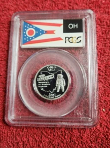 2002 s silver Ohio statehood quarter PCGS PR 69 DCAM * - Picture 1 of 2