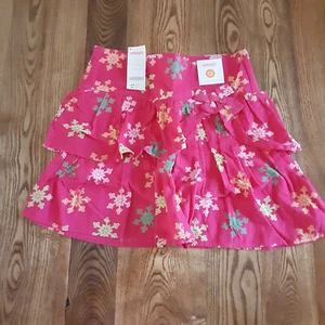 Gymboree Girls Size 12 Cheery All the Way Pink Corduroy Snowflake Skort NWT 2011 - Picture 1 of 4