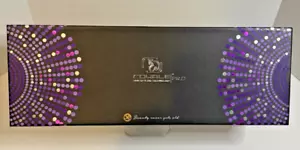 NEW Royale PRO Cool Tip Tourmaline Curling Wand 25/18 mm - Purple Lilac - Picture 1 of 11