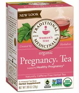 32 Bags Traditional Medicinals - Organic - Caffeine Free - Pregnancy Tea  - Picture 1 of 5