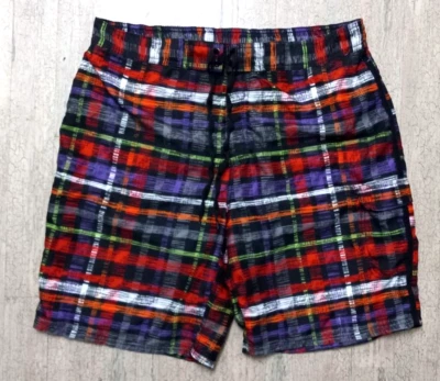 Sunshine Zone Mens Size XXL Multicolor Print Swim Shorts Bathing Suit Trunks - Image 1 of 4