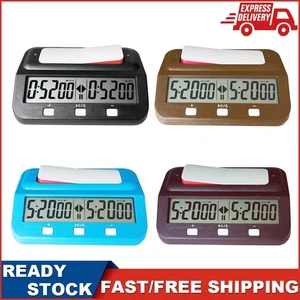 Board Game Stopwatch Battery Powered Digital Chess Clock for Family Personal Use - Picture 1 of 16
