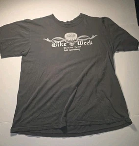 Camiseta De Colección Nike Calce Suelto XL Gris Daytona Playa Bicicleta Semana 69 Aniversario Calavera - Imagen 1 de 5