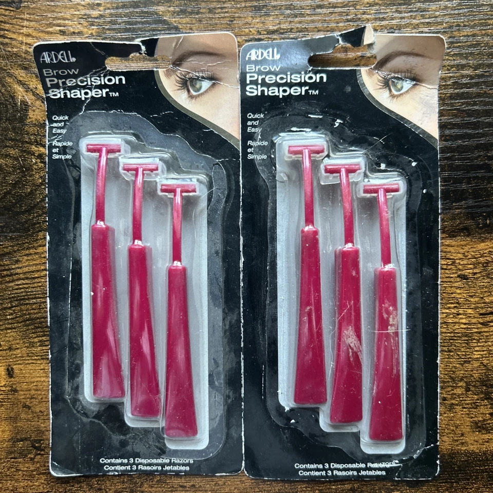 Ardell Brow Precision Shaper • 3 Disposable Razors • Quick And Easy • Lot Of Two - Image 1 of 1