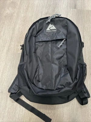 Backpack, black cushion back,multiple pockets, 2 water bottle. Excellent shape - Image 1 of 4