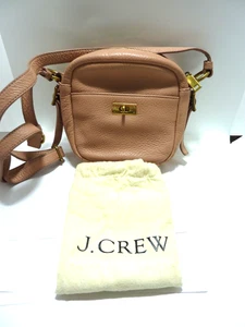 Bolso Bandolera J Crew Cuero ROSA POLVORIENTO Cuero Correa Ajustable BOLSO ANTIPOLVO - Imagen 1 de 13
