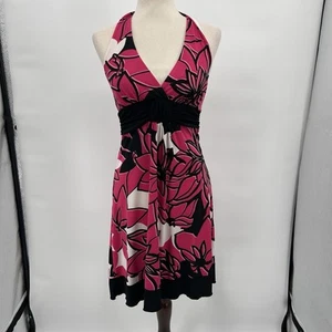 Vintage Speechless Womens Y2K Halter Babydoll Dress Size M Floral Artsy Fairy - Picture 1 of 7
