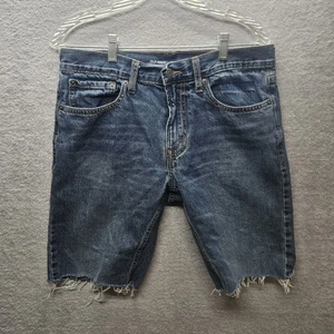 Old Navy Men's Sz 32 Custom Straight Medium Wash Shorts Jeans Blue Tag 32x34 - Picture 1 of 10