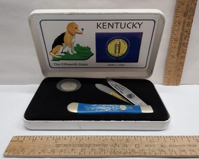 KENTUCKY - 15th State - 2001 - Knife / Quarter SET - FROST CUTLERY - Image 1 of 4