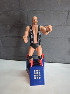 Figurina WWF Stone Cold Steve Austin 13" Guardia Sala Parlante 1999 in scatola - Foto 1 di 8