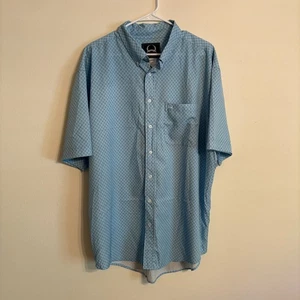 Cinch Shirt Mens XL Blue Arena Flex Performance Tech Stretch Wicking Western - Picture 1 of 6