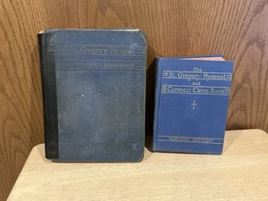 Vtg 1940's St Gregory Catholic Latin English Hymnal Choir Book Melody & Complete - Picture 1 of 15