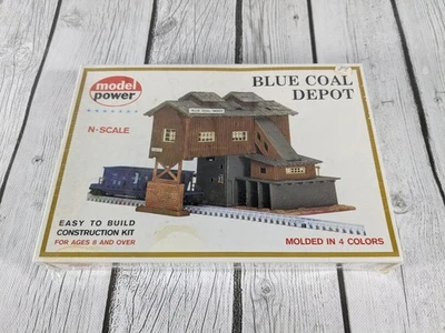 Vintage Original Model Power Blue Coal Depot N Scale Kit No. 1506. New in box.  - Image 1 of 4