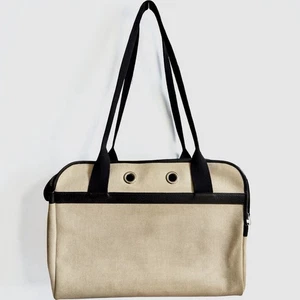 Hermes Sac de Transport Hundetragetasche Hundetrage Haustiertrage Schwarz Navy B U6 - Bild 1 von 16