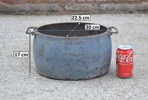 old cast iron cauldron pot by HOLCROFT - FREE DELIVERY - Picture 1 of 11