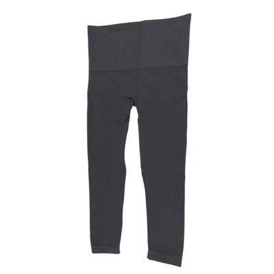 Женские бесшовные плотные леггинсы SPANX Look at Me Now с высокой талией БОЛЬШИЕ черные укороченные - Изображение 1 из 4