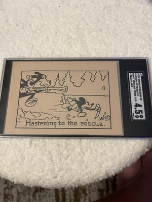 1930 Whitman Publishing Co. Hastening To The Rescue Mickey Mouse BLB SGC 4.5 Foto 1 de 3