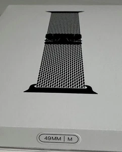 Apple Watch BLACK TITANIUM MILANESE LOOP MEDIUM 49mm DESIGN FOR ULTRAS - Zdjęcie 1 z 3