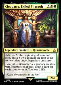 MTG Cleopatra, Exiled Pharaoh 52 Mythic Foil Assassin's Creed - Picture 1 of 1