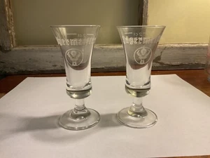 2 Jägermeister Schnapsgläser Standfuß - Bild 1 von 4