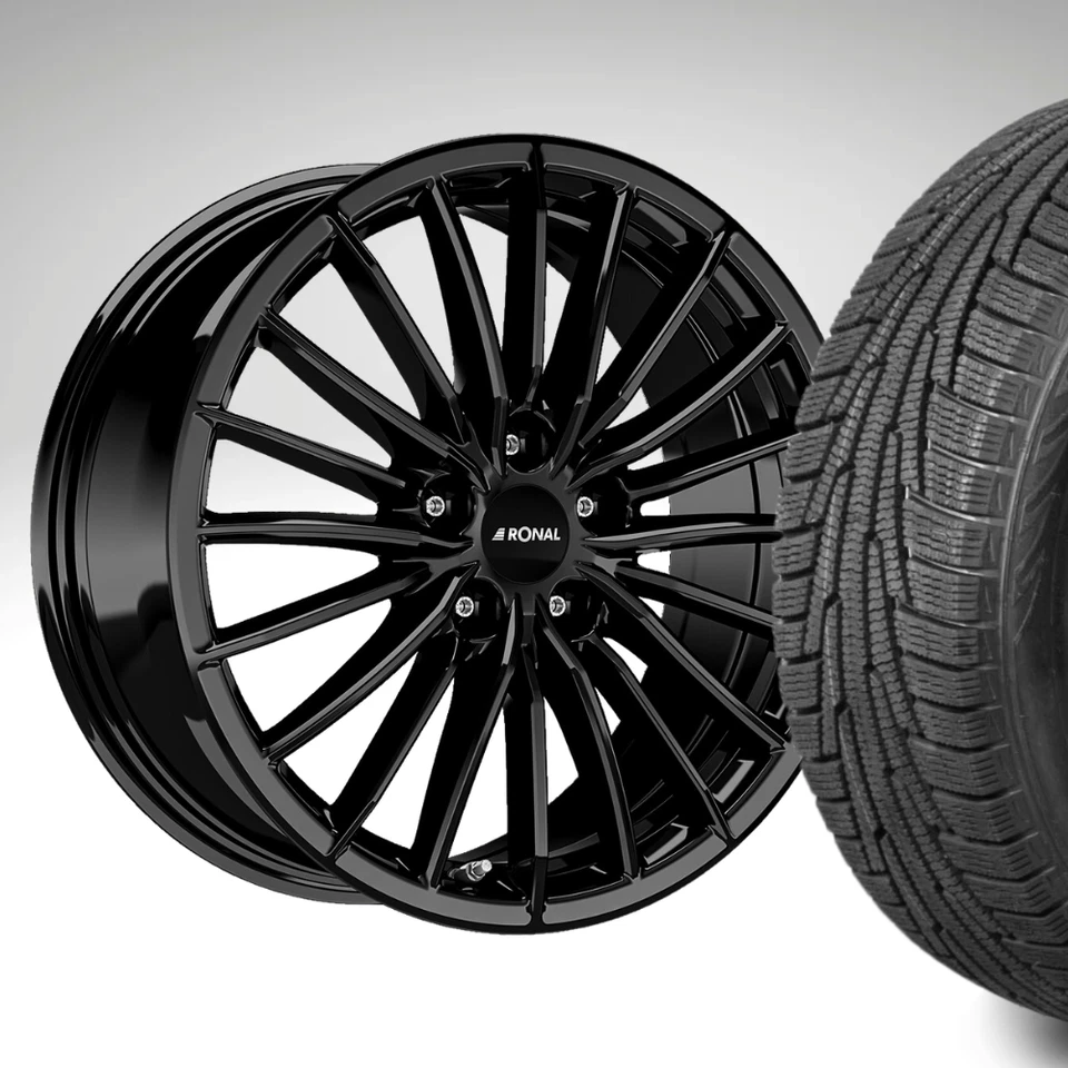 19 ZOLL Winterräder NEU Tesla Model Y Ronal R68 255/45 R19 Winterreifen RDKS BLE - Bild 1 von 1