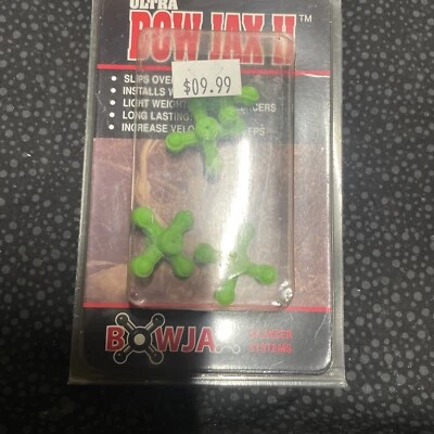 Bowjax Ultra Bowjax Two String Silencers Green - Image 1 of 3
