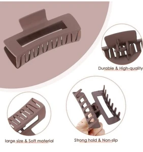 Hair Claw Clips 6 Pack 4.1" & 2 pack 2" clips. Brand new. - Picture 1 of 5