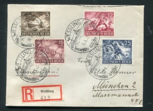 R - Beleg  mit    Nr. 831,836,837,839  ( 29484 ) - Bild 1 von 1