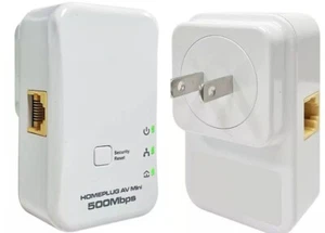 Hi-Speed Internet Network Over AC Powerline - 500 Mpbs Wired Network Extender - Picture 1 of 7