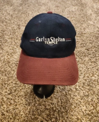 Garlyn Shelton Temple TX Sombrero Adulto Hombre Azul Correa Trasera Gorra Ajustable Cintas Foto 1 de 4