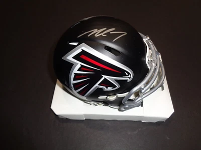Michael Vick Atlanta Falcons Autographed Mini Helmet JSA COA - Image 1 of 3