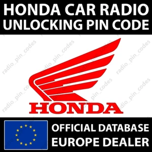 HONDA RADIO NAVI PIN CODE UNLOCK ACCORD CIVIC CR-V CR-X HR-V JAZZ PRELUDE ZR-V - Bild 1 von 8