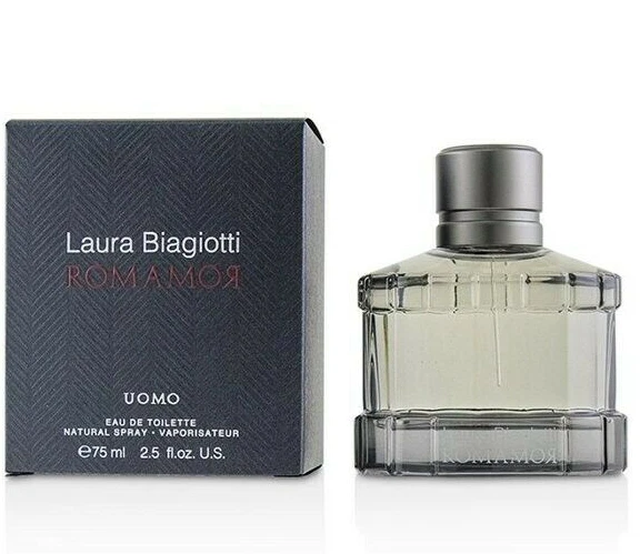 Laura Biagiotti Romamor Uomo Eau De Toilette Spray 75ml Men