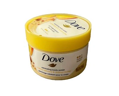 Dove Exfoliating Body Polish / Scrub Crushed Almond & Mango Butter 10.5 oz - Image 1 of 2