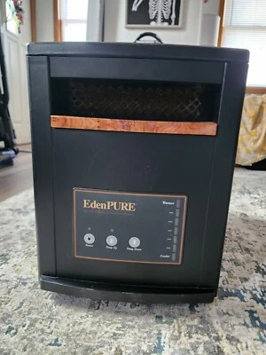 EDENPURE 1000XL QUARTZ INFRARED PORTABLE HEATER (NO REMOTE) WORKS - Image 1 of 4